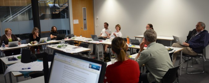 Debating the issues during the horizon-scanning workshop