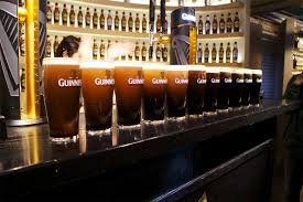 lots of guinness poured